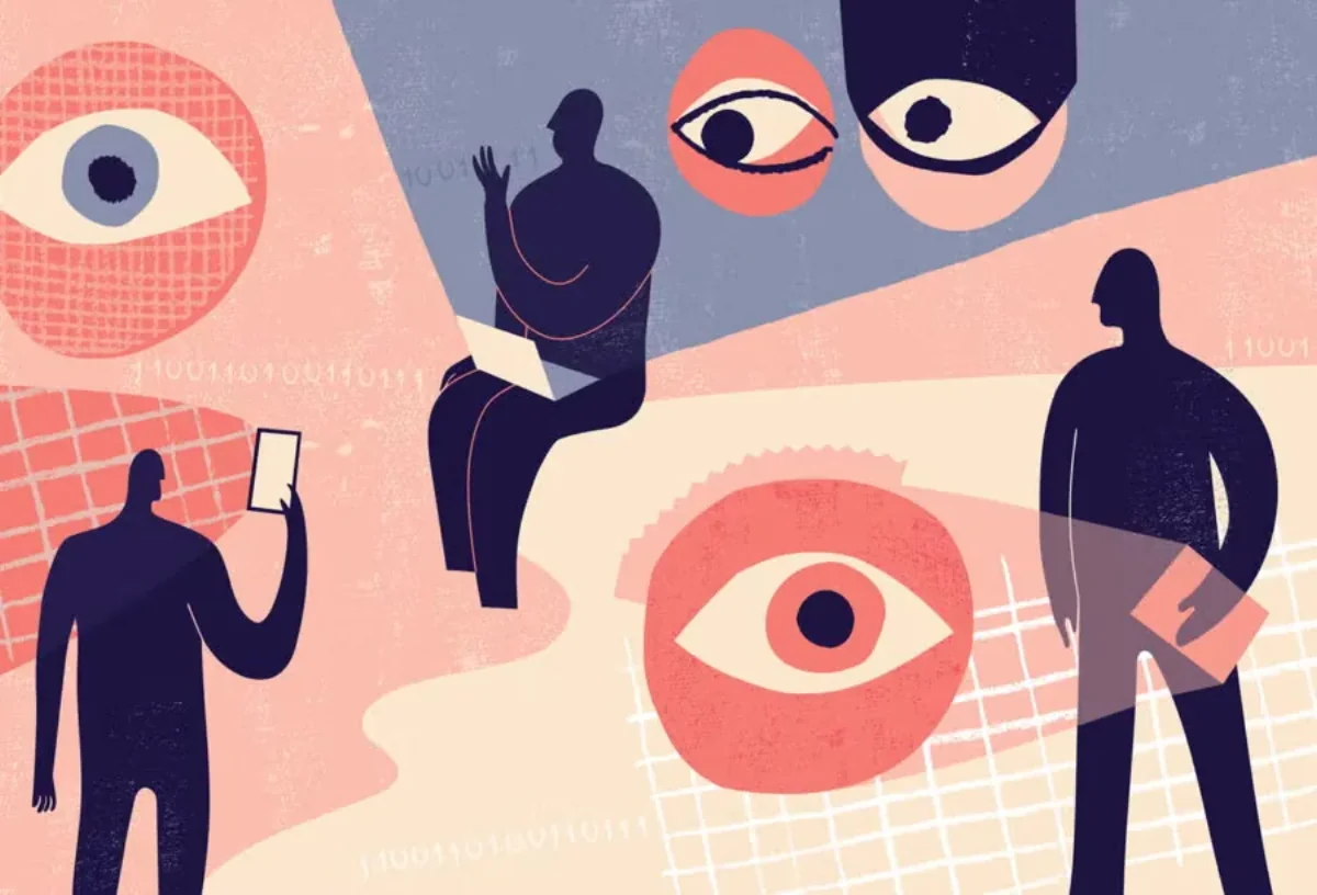 Illustration de personnes utilisant leur téléphone, pour comprendre le consentement aux SMS marketing